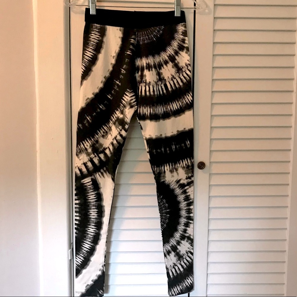 Zara tie die leggings